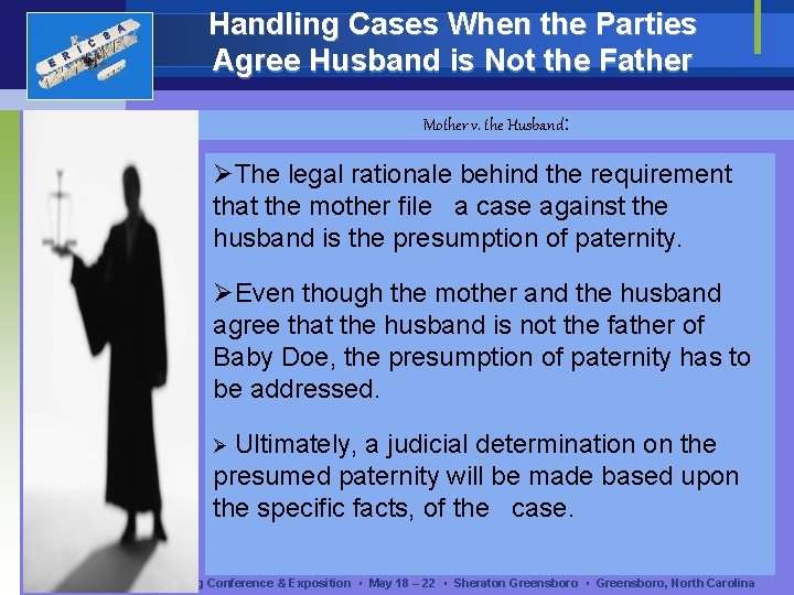 E R I C S A Handling Cases When the Parties Agree Husband is