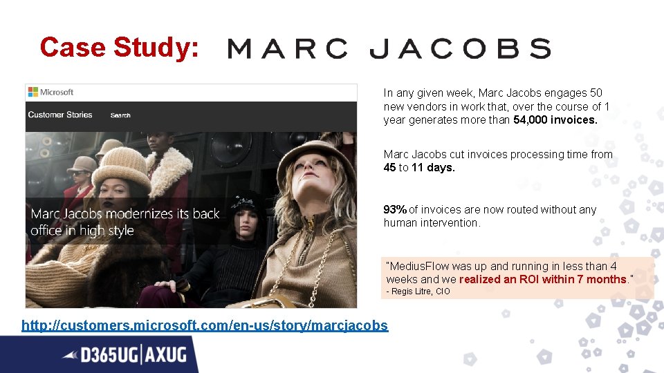 Case Study: In any given week, Marc Jacobs engages 50 new vendors in work
