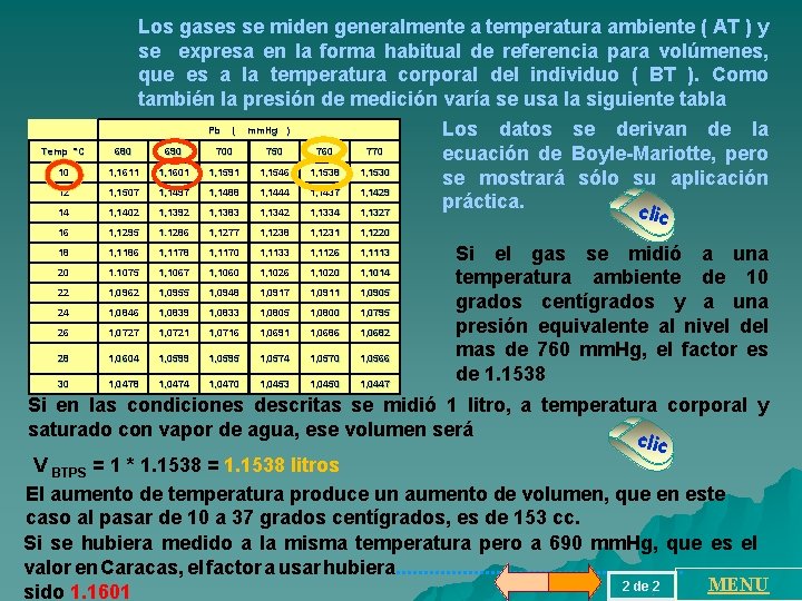 Los gases se miden generalmente a temperatura ambiente ( AT ) y se expresa