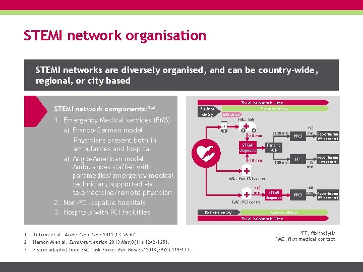 STEMI network organisation STEMI networks are diversely organised, and can be country-wide, regional, or