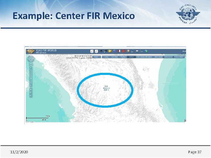 Example: Center FIR Mexico 11/2/2020 Page 37 
