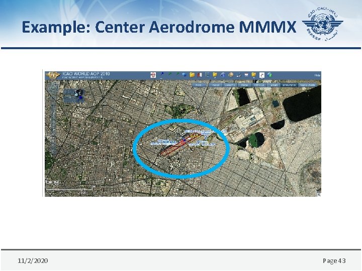 Example: Center Aerodrome MMMX 11/2/2020 Page 43 