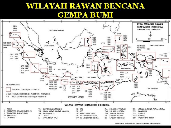 WILAYAH RAWAN BENCANA GEMPA BUMI 