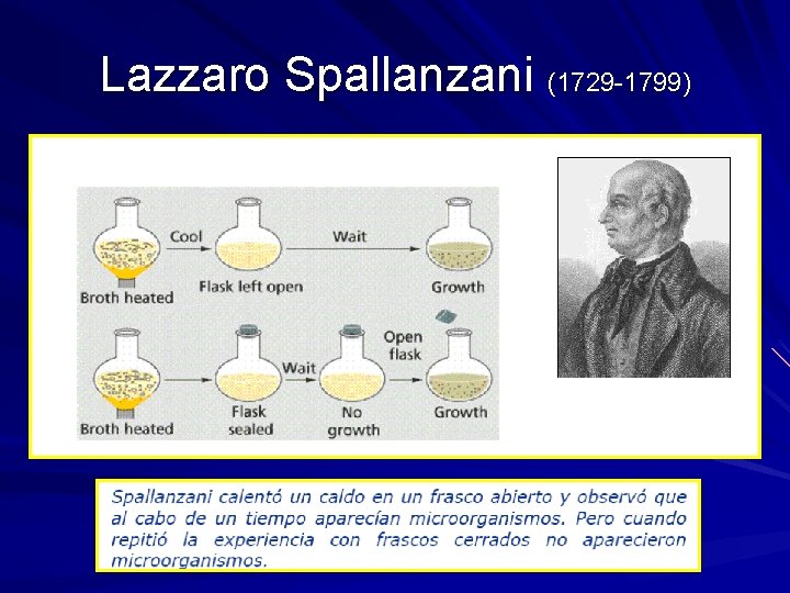Lazzaro Spallanzani (1729 -1799) Lazzaro Spallanzani (1729 -1799)