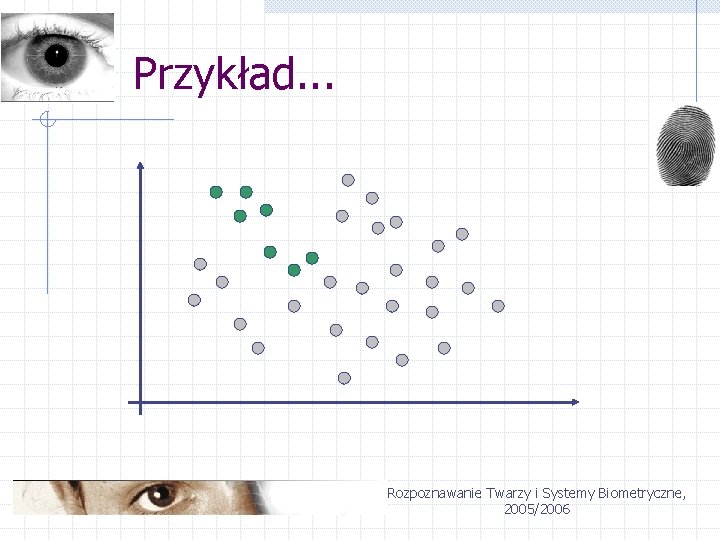 Przykład. . . Rozpoznawanie Twarzy i Systemy Biometryczne, 2005/2006 