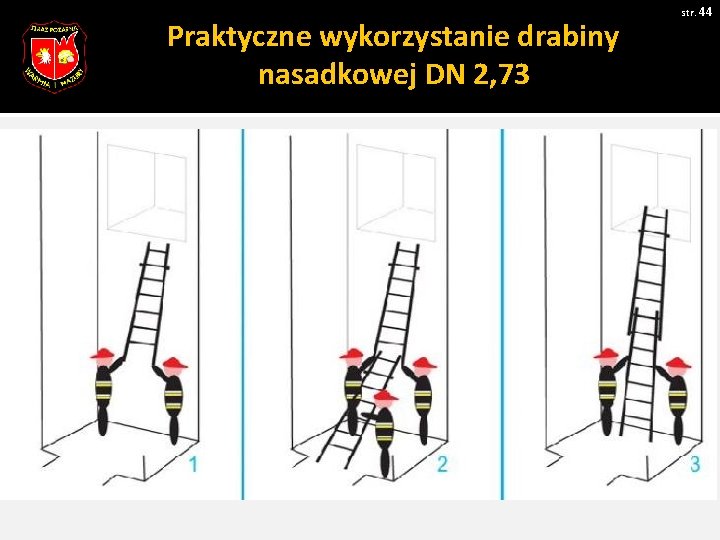 Praktyczne wykorzystanie drabiny nasadkowej DN 2, 73 str. 44 Pobrano 18. 02. 20016 z