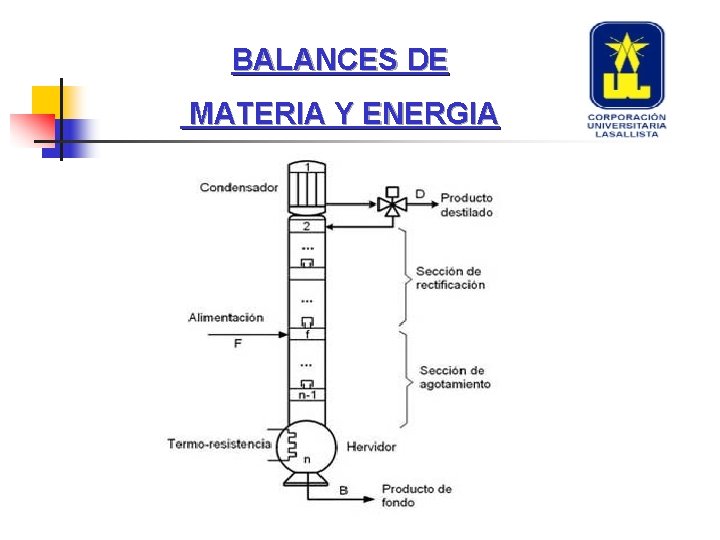 BALANCES DE MATERIA Y ENERGIA 