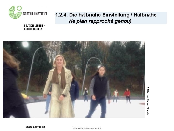 1. 2. 4. Die halbnahe Einstellung / Halbnahe (le plan rapproché genou) © Sikander