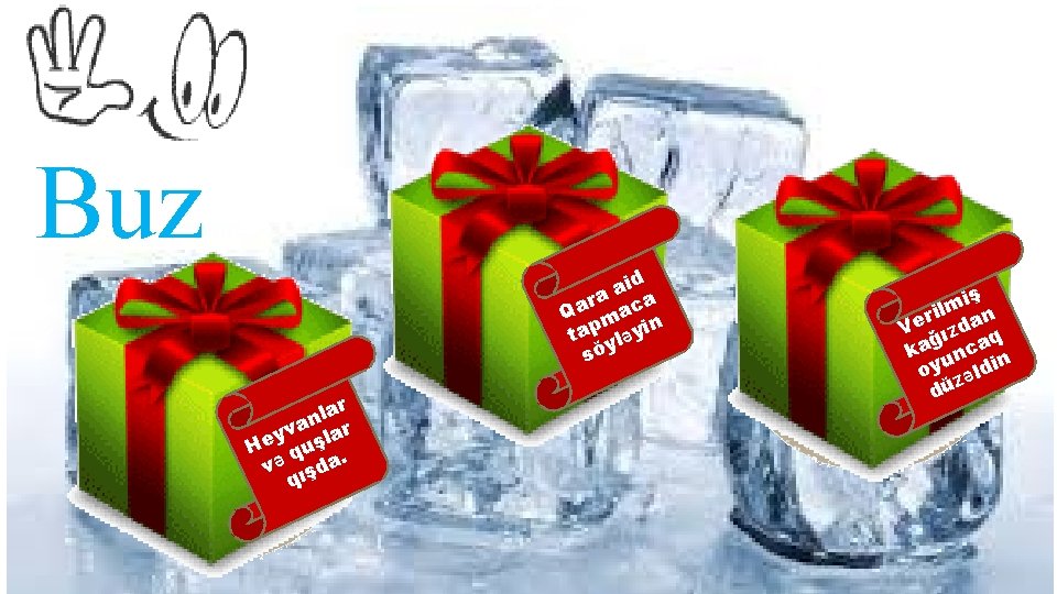 Buz id a ra a Qa mac n tap yləyi sö lar n a