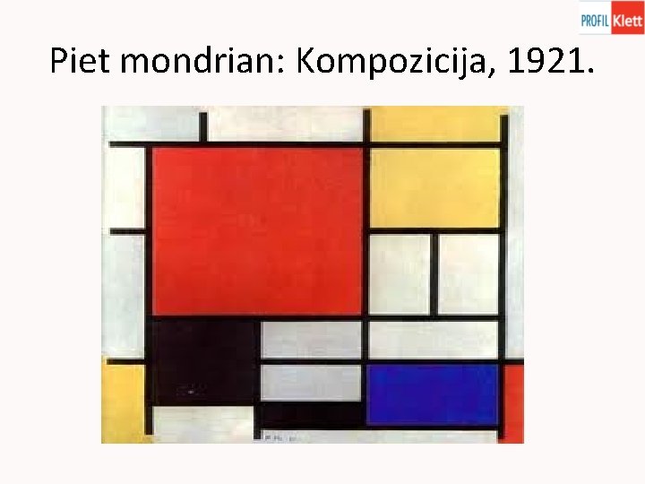 Piet mondrian: Kompozicija, 1921. 