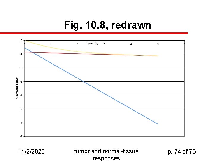 Fig. 10. 8, redrawn 11/2/2020 tumor and normal-tissue responses p. 74 of 75 