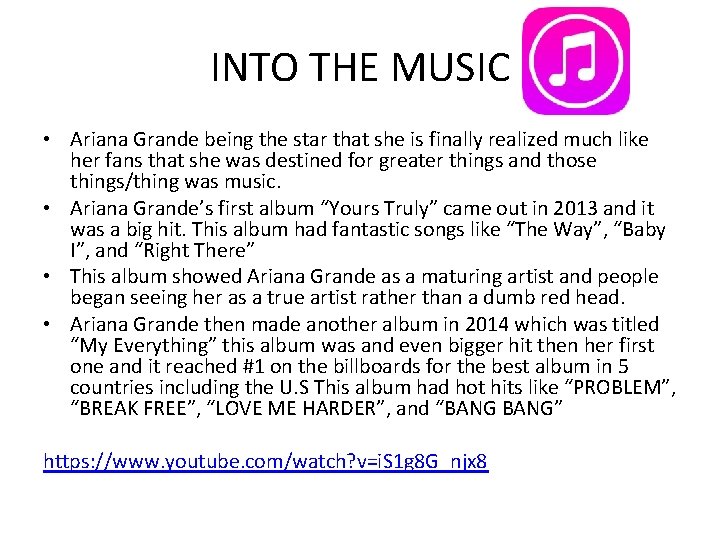 INTO THE MUSIC • Ariana Grande being the star that she is finally realized