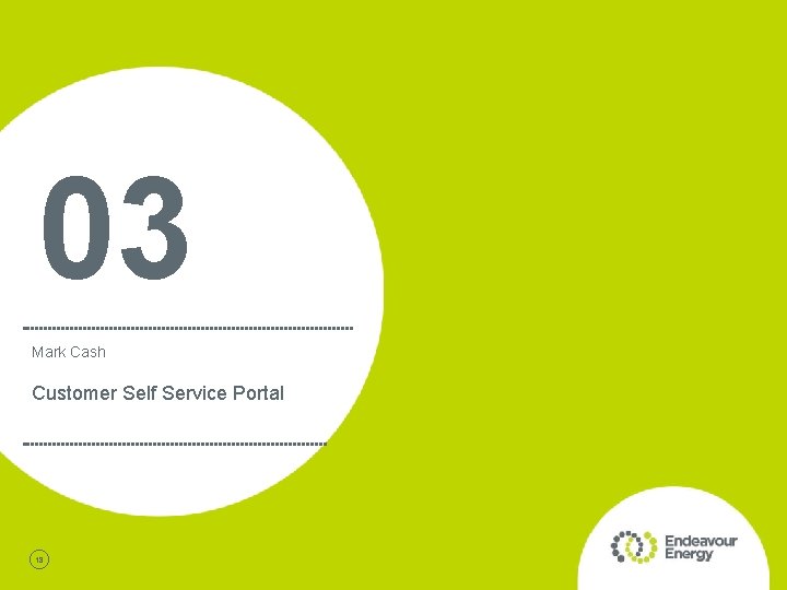  03 Mark Cash Customer Self Service Portal 18 