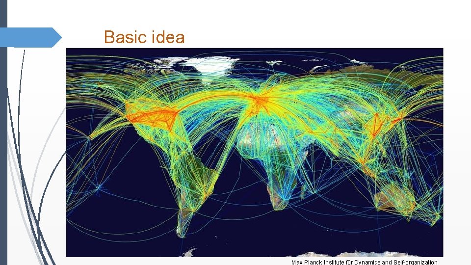 Basic idea Max Planck Institute für Dynamics and Self-organization 