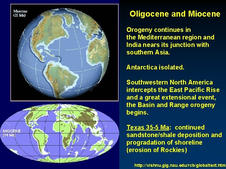 Oligocene and Miocene Orogeny continues in the Mediterranean region and India nears its junction