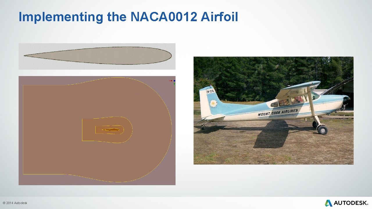 Implementing the NACA 0012 Airfoil © 2014 Autodesk 