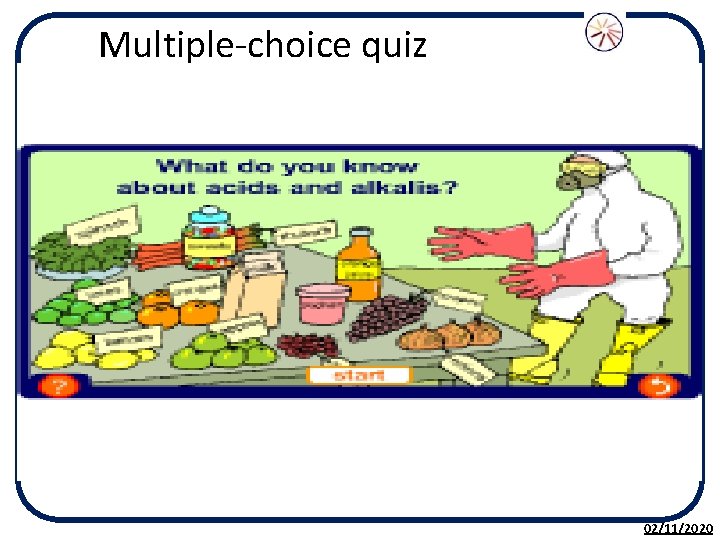  Multiple-choice quiz 02/11/2020 