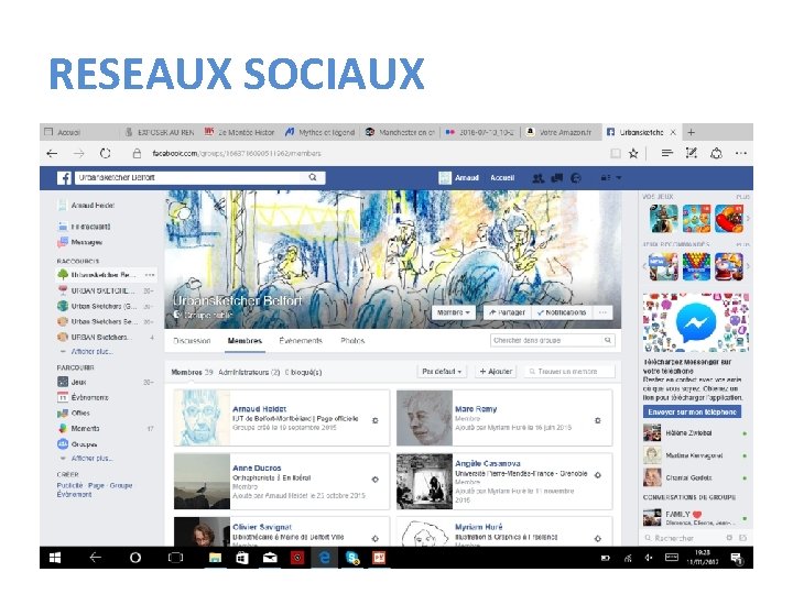 RESEAUX SOCIAUX 