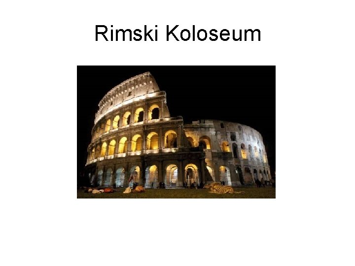 Rimski Koloseum 