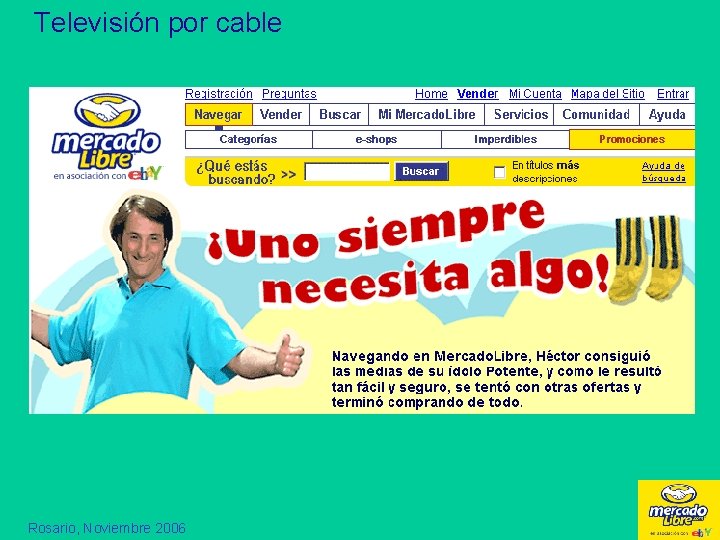 Televisión por cable Rosario, Noviembre 2006 