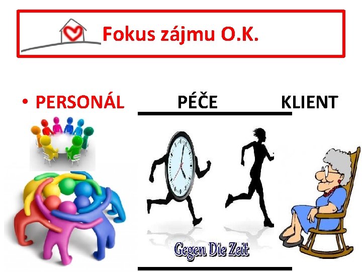 Fokus zájmu O. K. • PERSONÁL PÉČE KLIENT 