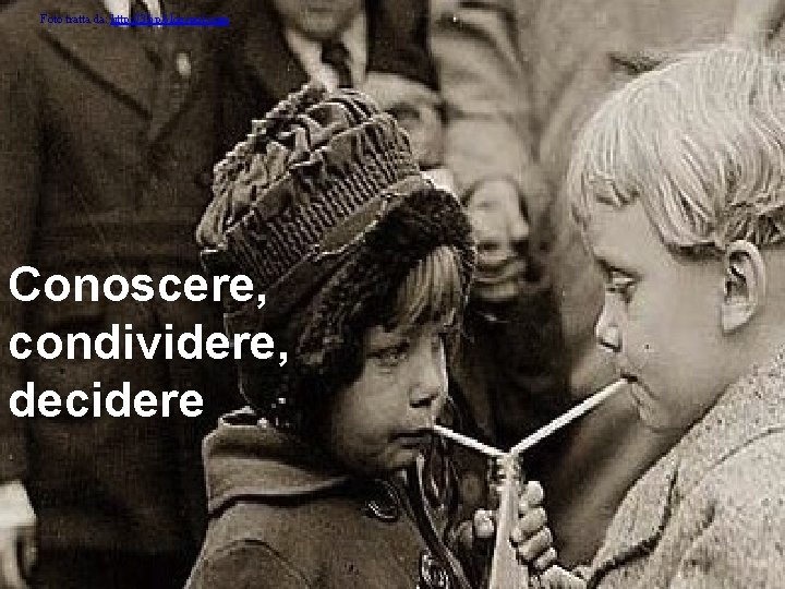 Conoscere, condividere, decidere Web e social per l’internazionalizzazione delle PMI Foto tratta da: http: