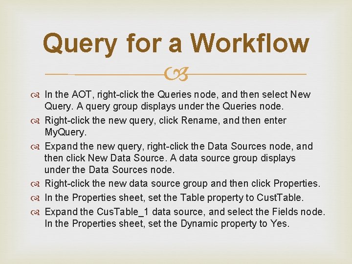 Workflow in Dynamics AX 2012 By Nasheet Ahmed