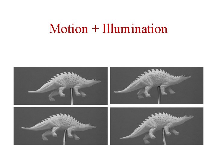 Motion + Illumination 