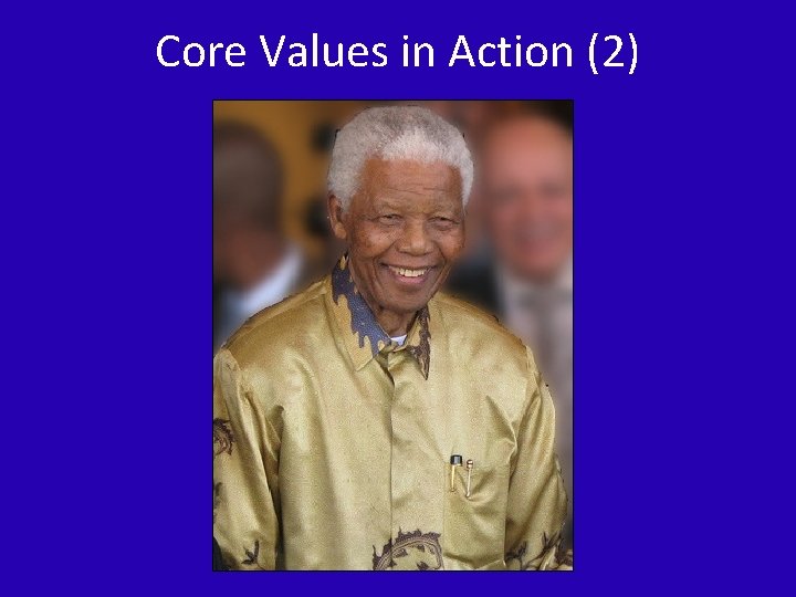 Core Values in Action (2) 