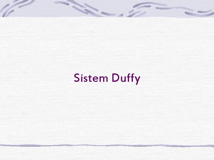 Sistem Duffy 