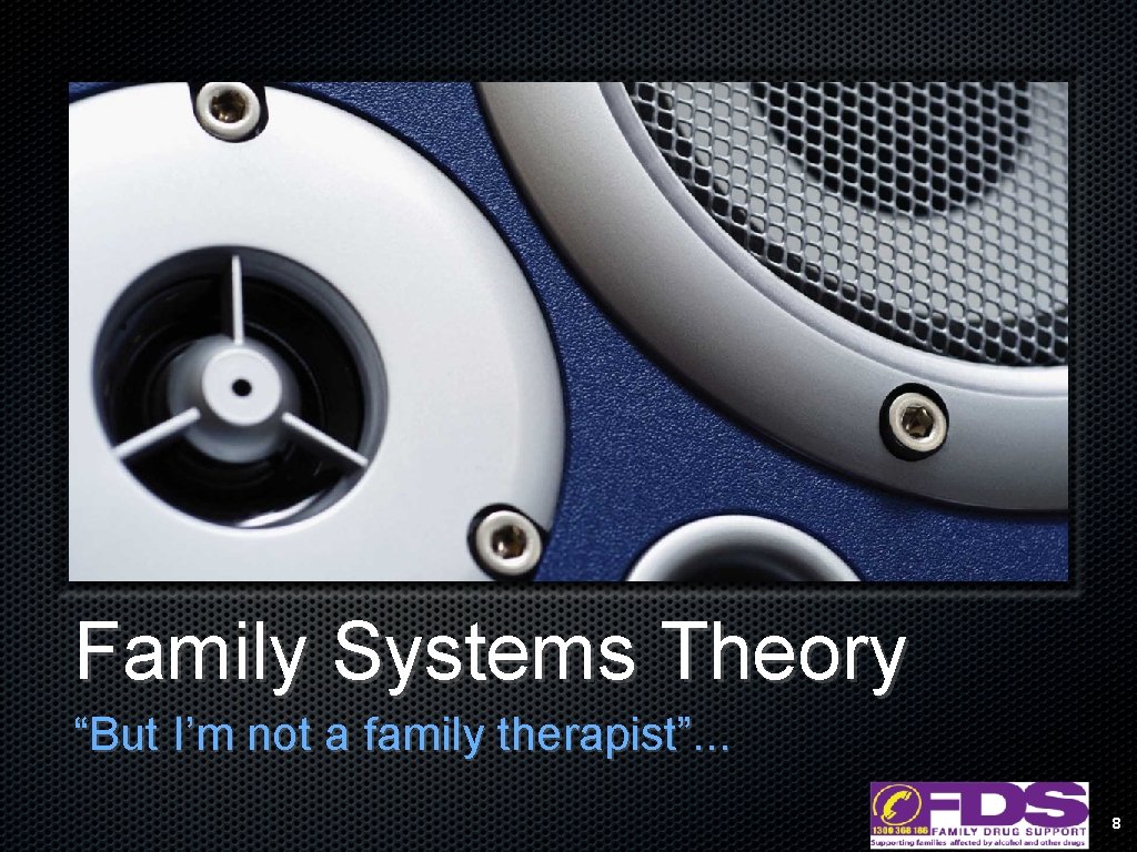 Family Systems Theory “But I’m not a family therapist”. . . 8 