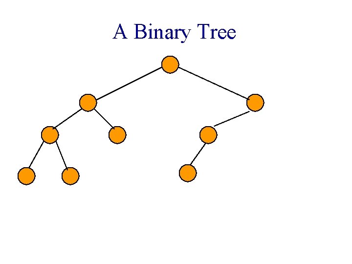 A Binary Tree 