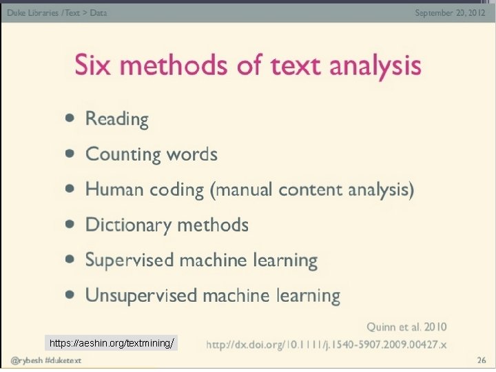 55 https: //aeshin. org/textmining/ 55 