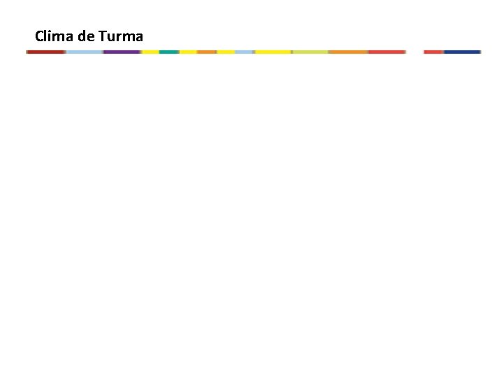 Clima de Turma 