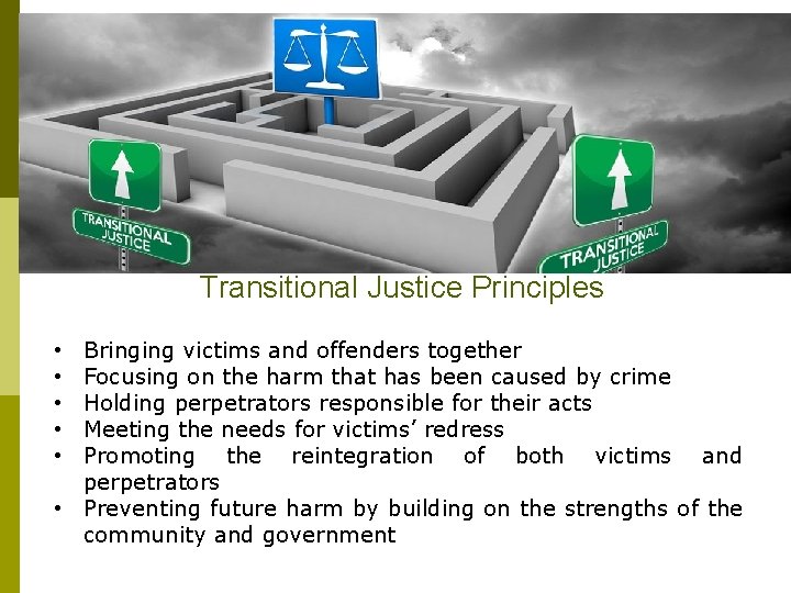 Transitional Justice in Colombia History Challenges Peace building
