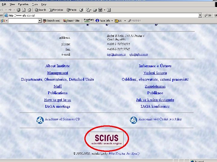 Scirus gratis te integreren search box 