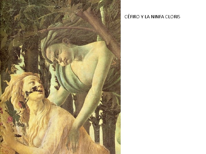 CÉFIRO Y LA NINFA CLORIS 