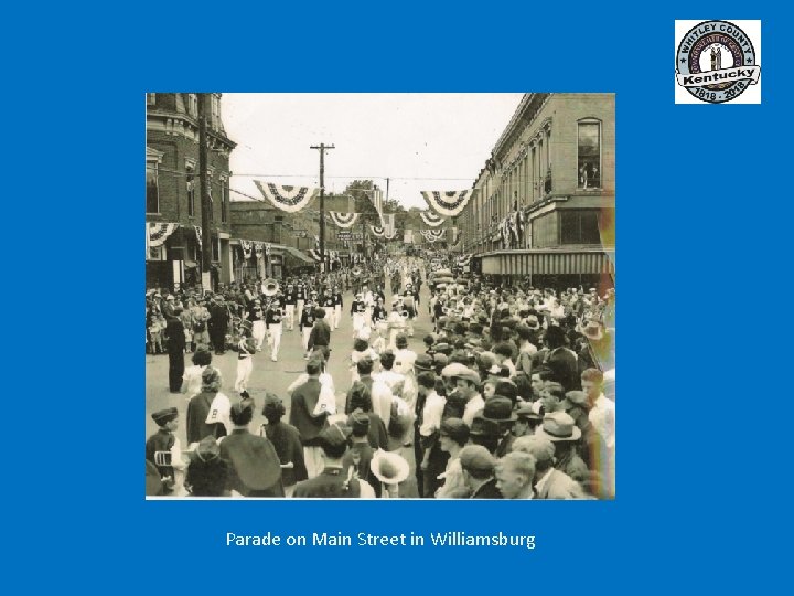 Parade on Main Street in Williamsburg 