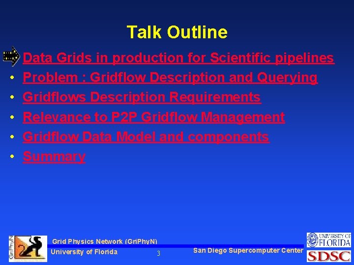 Talk Outline • • • Data Grids in production for Scientific pipelines Problem :
