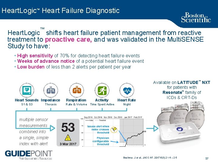 Heart. Logic Heart Failure Diagnostic TM ™ Heart. Logic shifts heart failure patient management