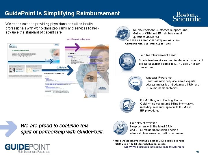 Guide. Point Is Simplifying Reimbursement We’re dedicated to providing physicians and allied health professionals