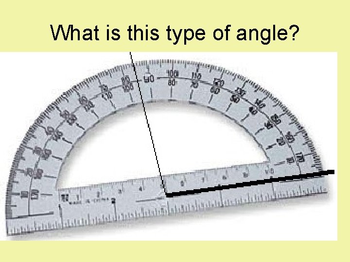 What is this type of angle? 