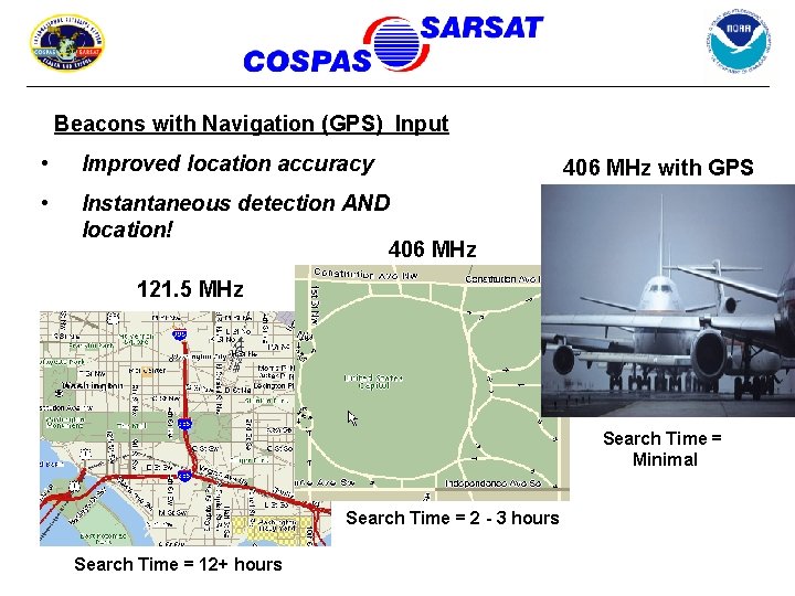 Beacons with Navigation (GPS) Input • Improved location accuracy • Instantaneous detection AND location!