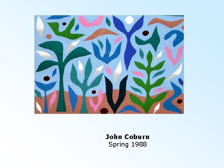  John Coburn Spring 1988 