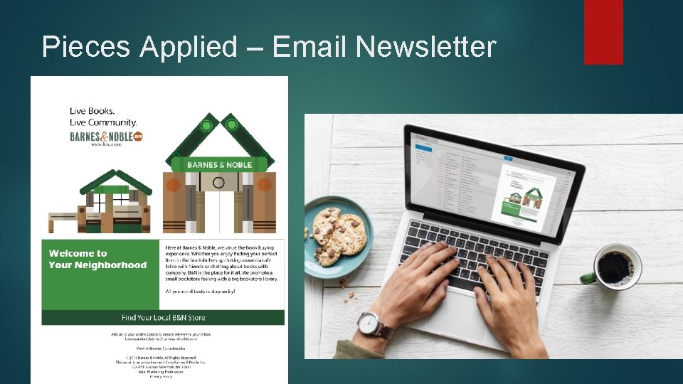 Pieces Applied – Email Newsletter 