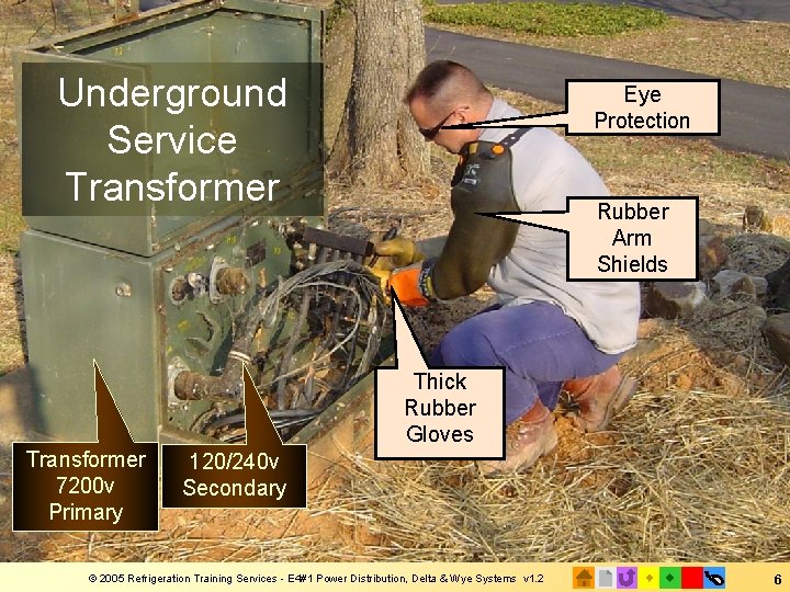 Underground Service Transformer Eye Protection Rubber Arm Shields Thick Rubber Gloves Transformer 7200 v