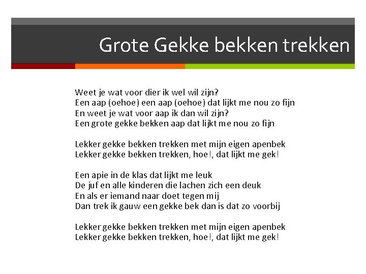 Grote Gekke bekken trekken Weet je wat voor dier ik wel wil zijn? Een Grote Gekke bekken trekken Weet je wat voor dier ik wel wil zijn? Een
