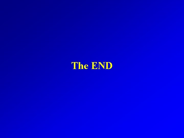 The END 