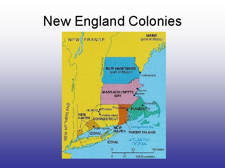 New England Colonies 