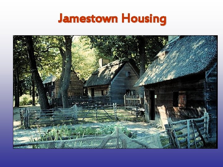 Jamestown Housing 